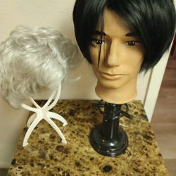 VARIETY NEW WIGS, BANGS, HAIR EXTENSIONS, CLIP-INS, PONY TAILS