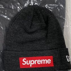 Supreme Box Logo Beanie - Charcoal 