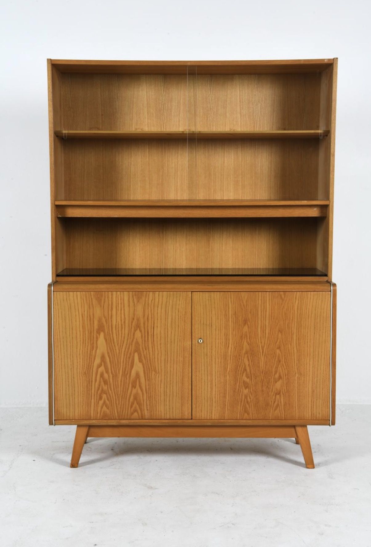 BOHUMIL LANDSMAN CZECH OAK HIGHBOARD CABINET