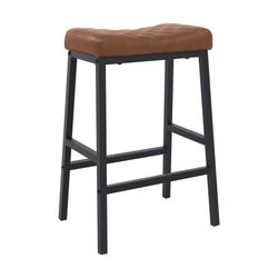 3 Backless Bar Stools – Industrial Style (COLOR-White) as in second picture first is example