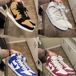 Nike Sb Dunk High- Men’s Size 12- $350 For The Lot