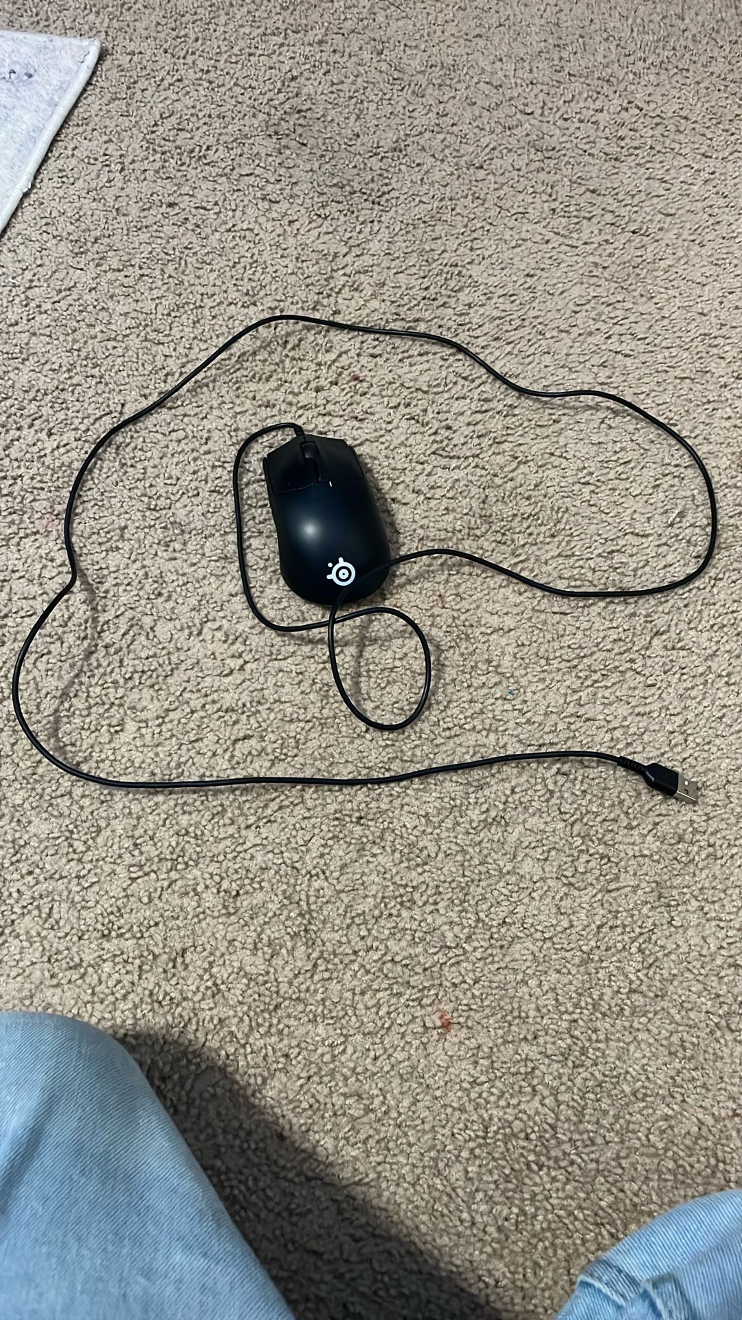 Steelseries RGB gaming mouse