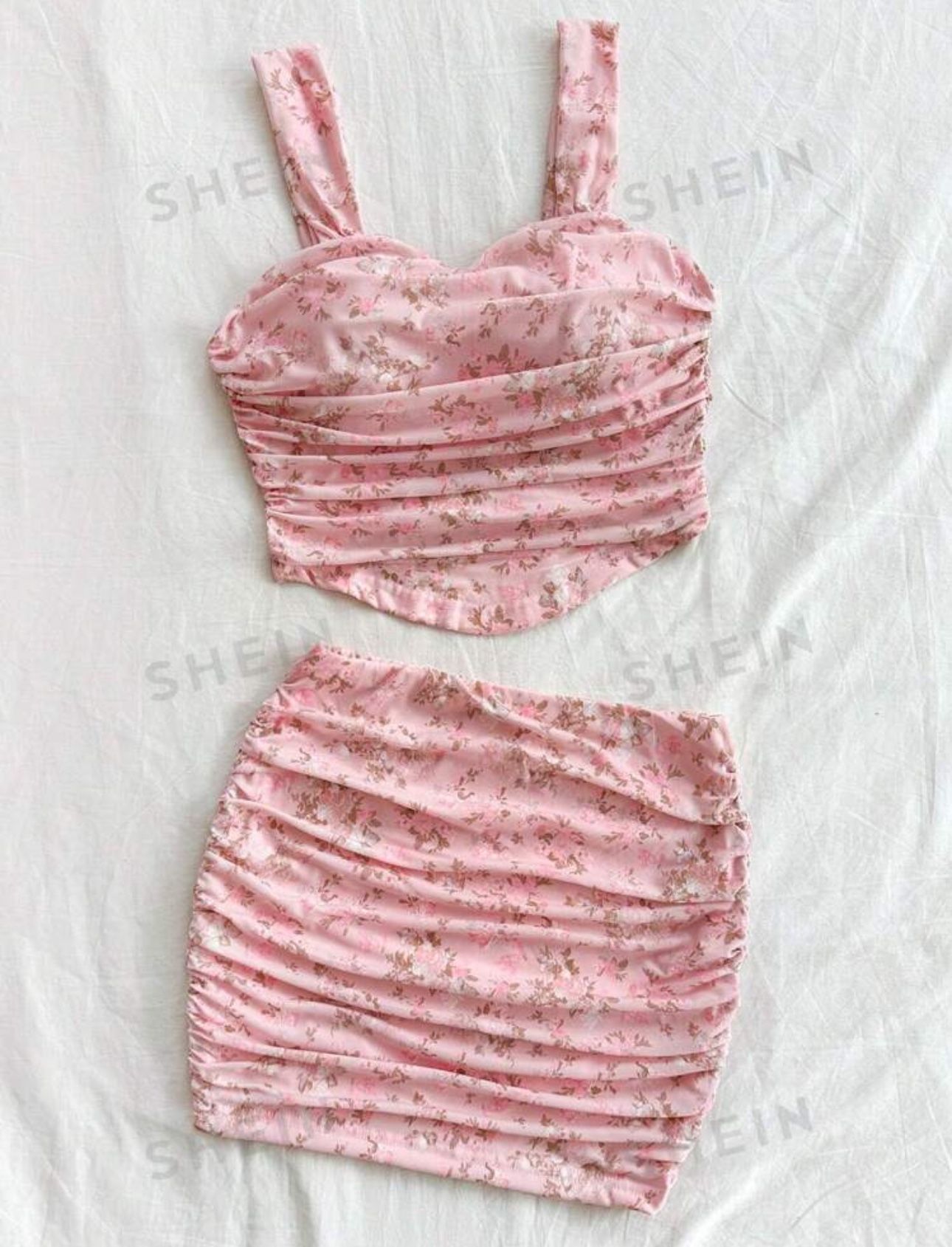 Pink Skirt Set
