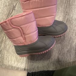 Pink Snow Boots 