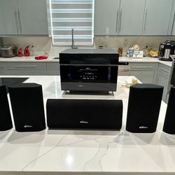 Paramax P-510 5.1 Surround Sound Home Theater System – 5 Speakers + Receiver
