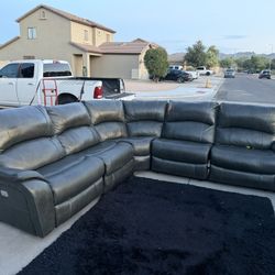 Power Electric Reclining Sectional Couch 