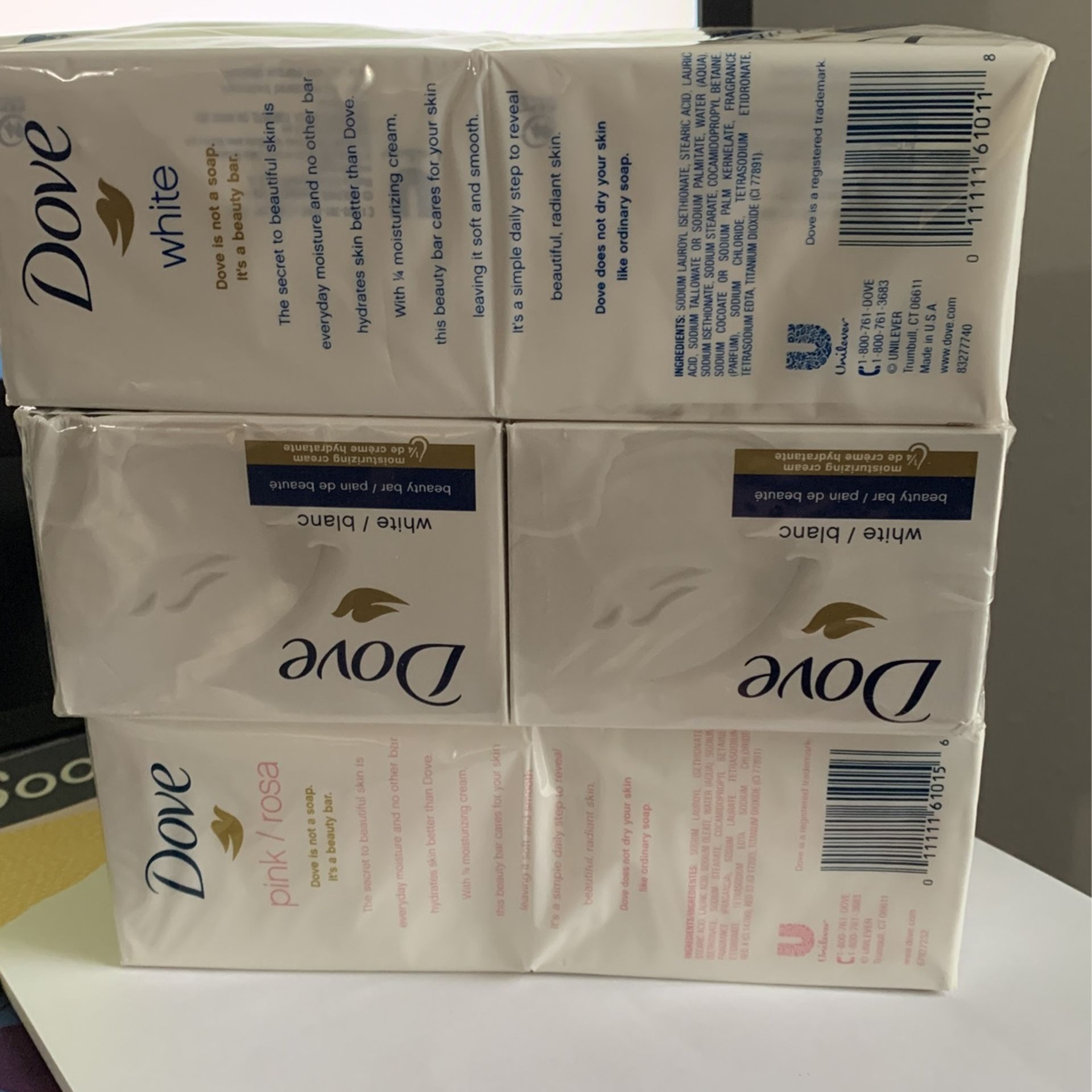 3 6 Pack Dove Soap Bars