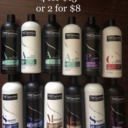 TRESemme Shampoo & Conditioner (big bottle, 22 fl oz) 2 for $8
