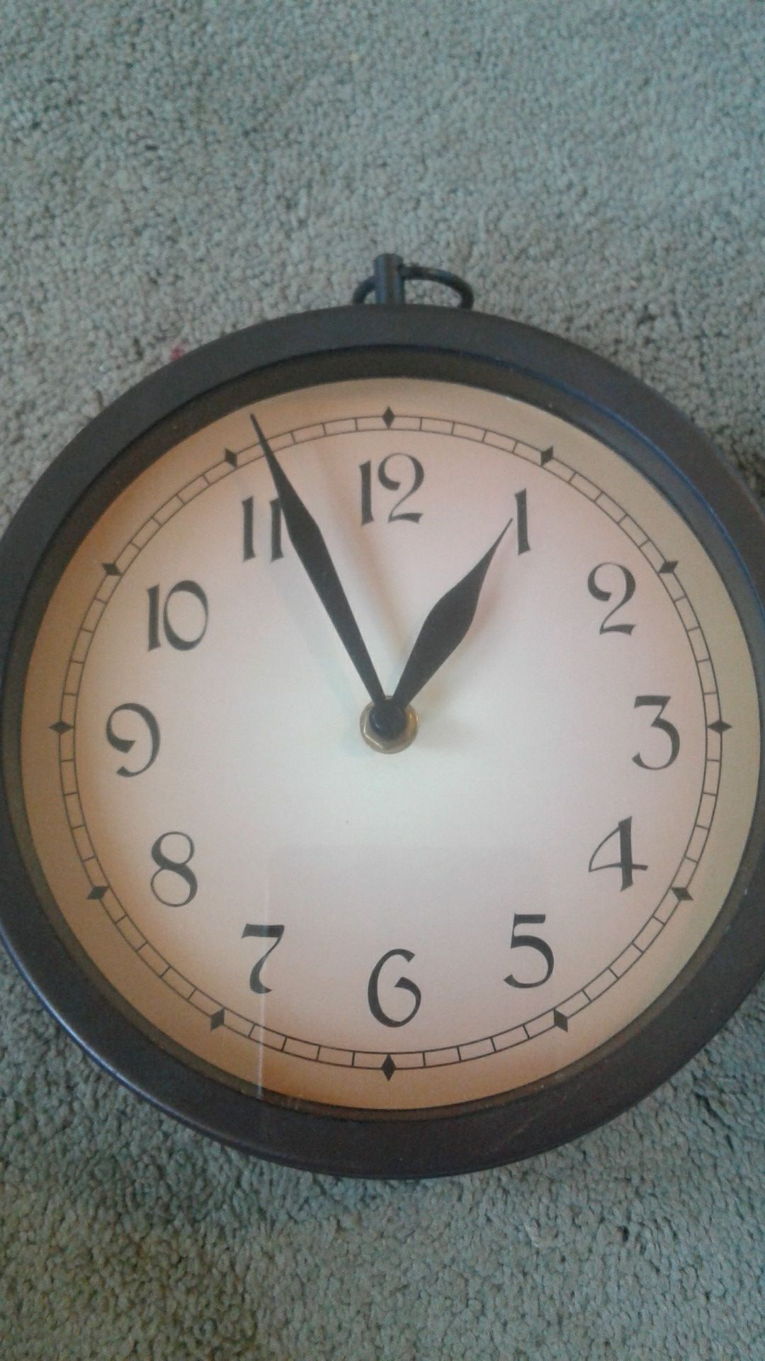 2 sided country clock