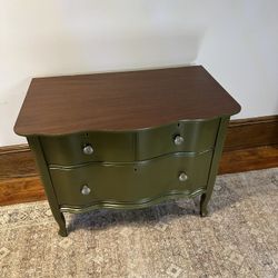 Antique Serpentine Dresser 