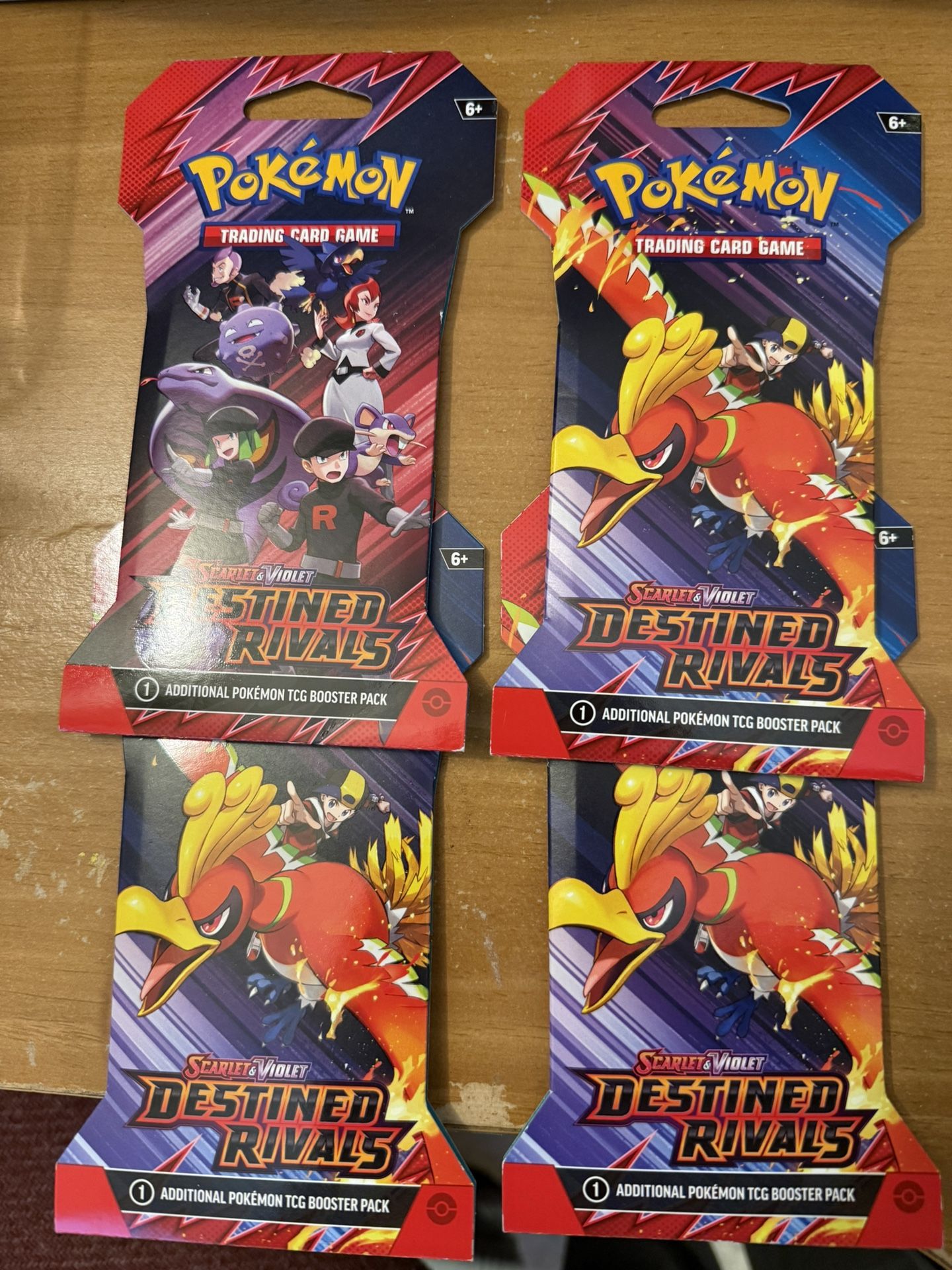 Pokemon Destined Rivals Booster Sleeved Packs