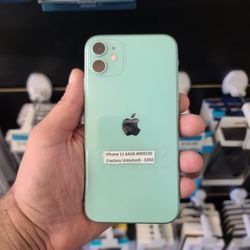 Apple iPhone 11 64GB in Green (Factory Unlocked/Desbloquiado)