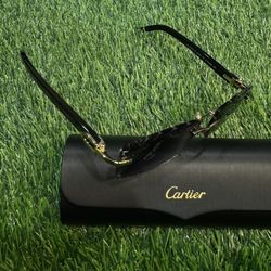 CARTIER BLACK SUNGLASSES 
