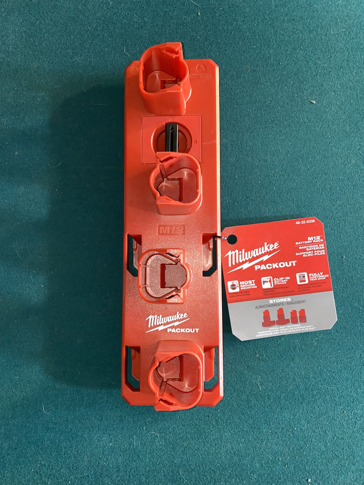 Milwaukee M12 Battery Rack