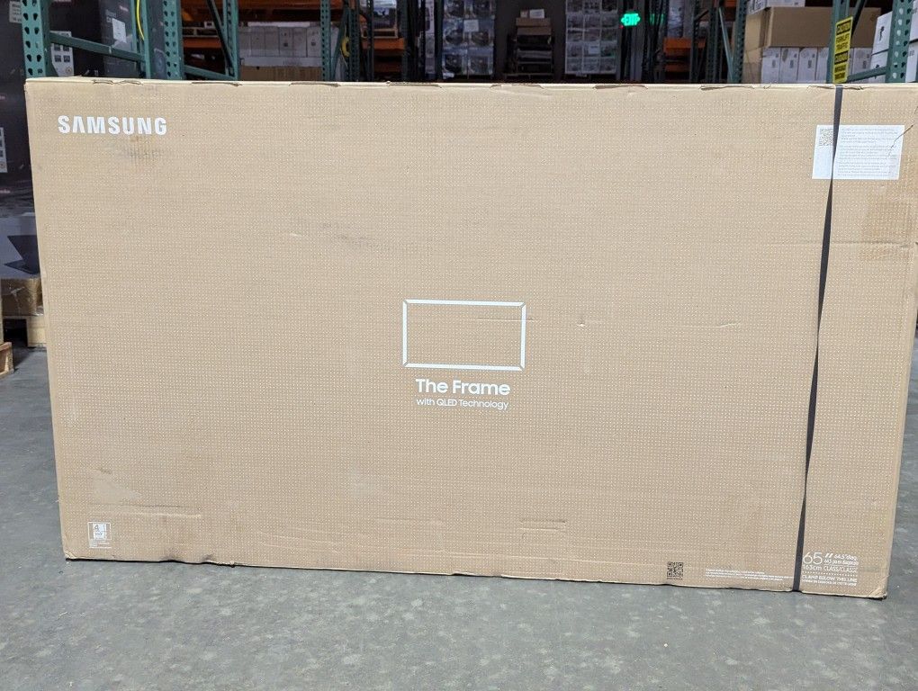 SAMSUNG 65-Inch Class QLED 4K The Frame LS03B Series, Quantum HDR, Art Mode, Anti-Reflection Matte Display, Slim Fit Wall Mount Included, Smart TV w/A