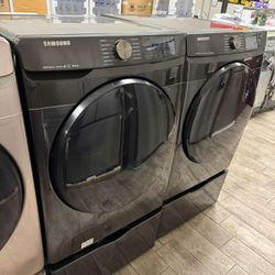 Samsung washer and dryer set electric with warranty