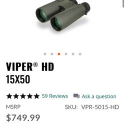 VIPER HD 15X50 BINOCULARS