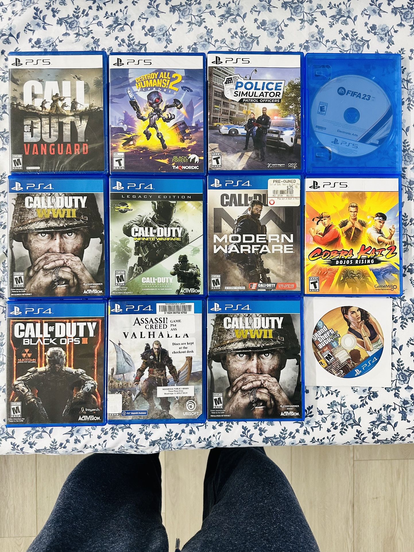 Playstation 5 Games And PlayStation 4 Games ( Used , Tested Working ) Read Description)