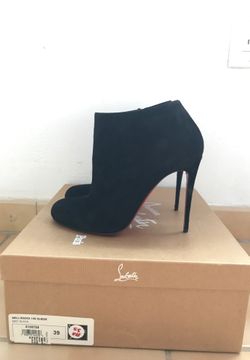 Louboutin Suede Booties - Exclusive