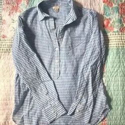 popover button down shirt
