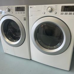 LG Front Load Washer And Electric Dryer Set