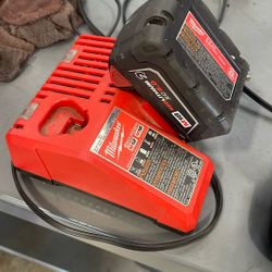 Milwaukee Battery And Charger 