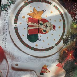 Xmas Cake Plate