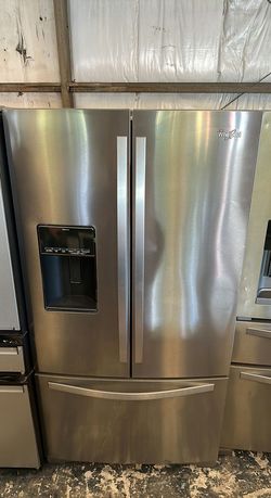 Stainless Steel Whirlpool French Door Fridge