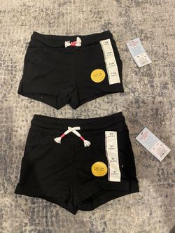 Cat & Jack black shorts size 18M and 2T