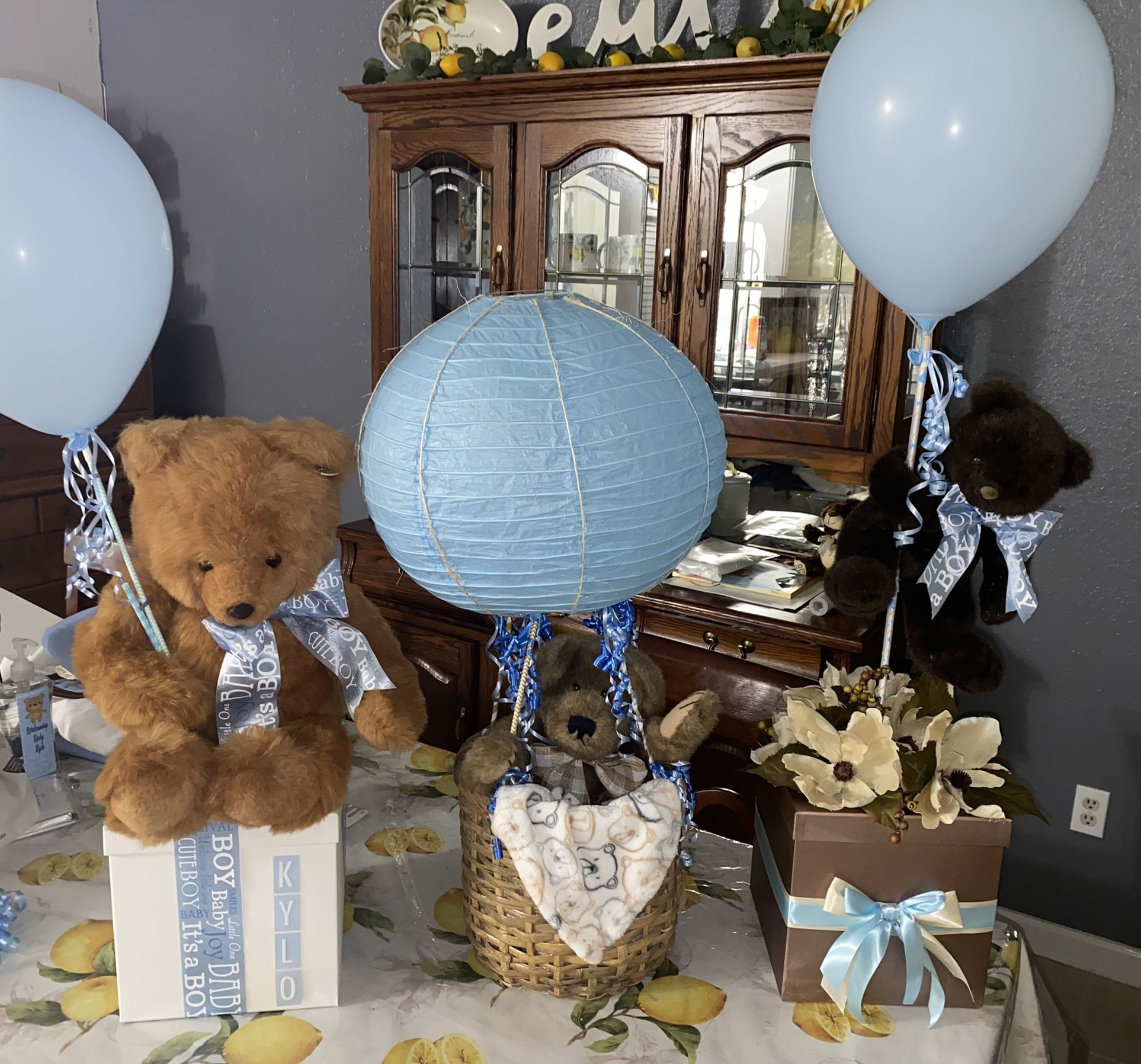 Bear Baby Shower Items