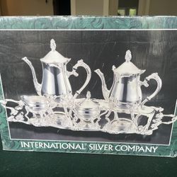 5-piece Silverplated Coffee Set 