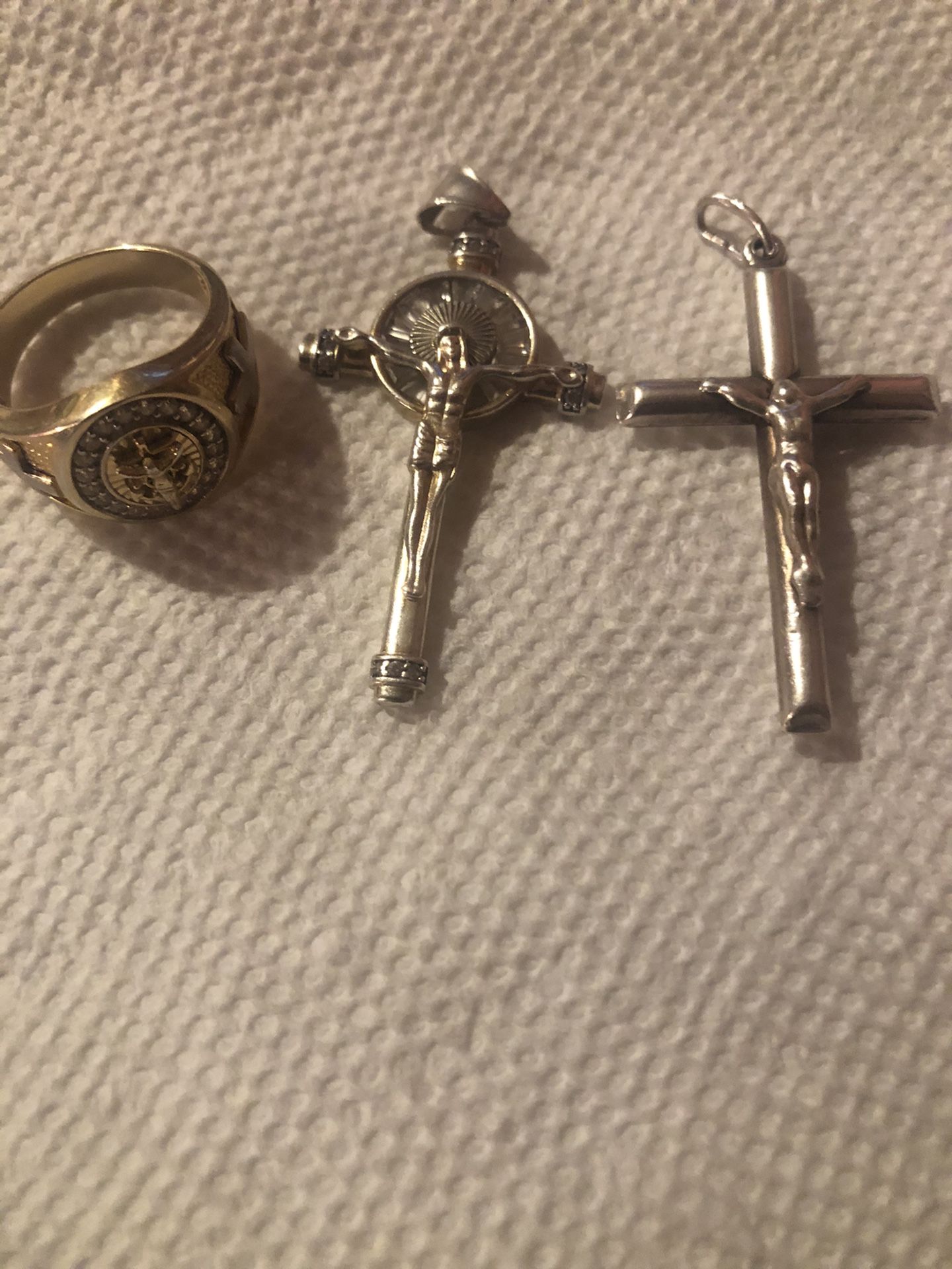 silver pendants and ring 925