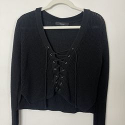 Black Knitted Sweater