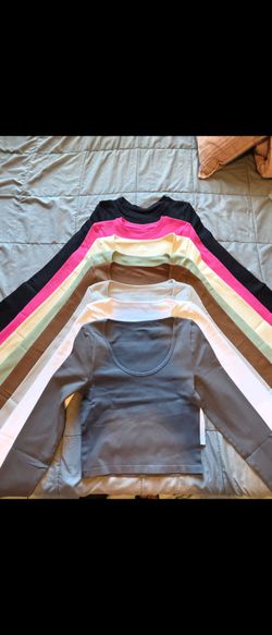 OQQ compressing shirts buttery soft stretchy material