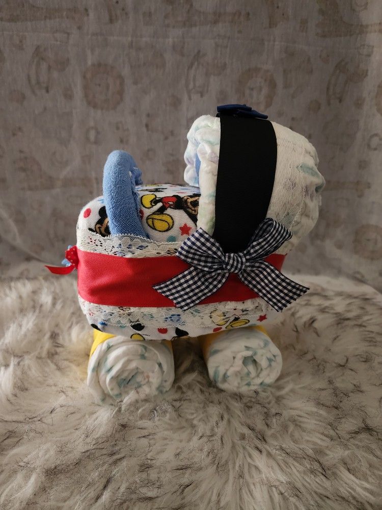 MICKEY MOUSE DIAPER STROLLER
