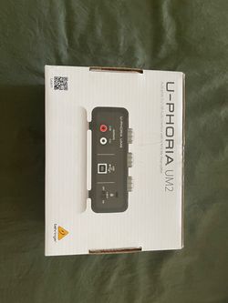 Behringer U-PHORIA UM2 Audio Interface and C-1 Studio Condenser Microphone
