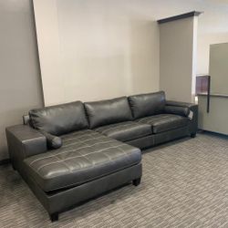 NOKOMIS CHARCOAL LAF SECTIONAL
