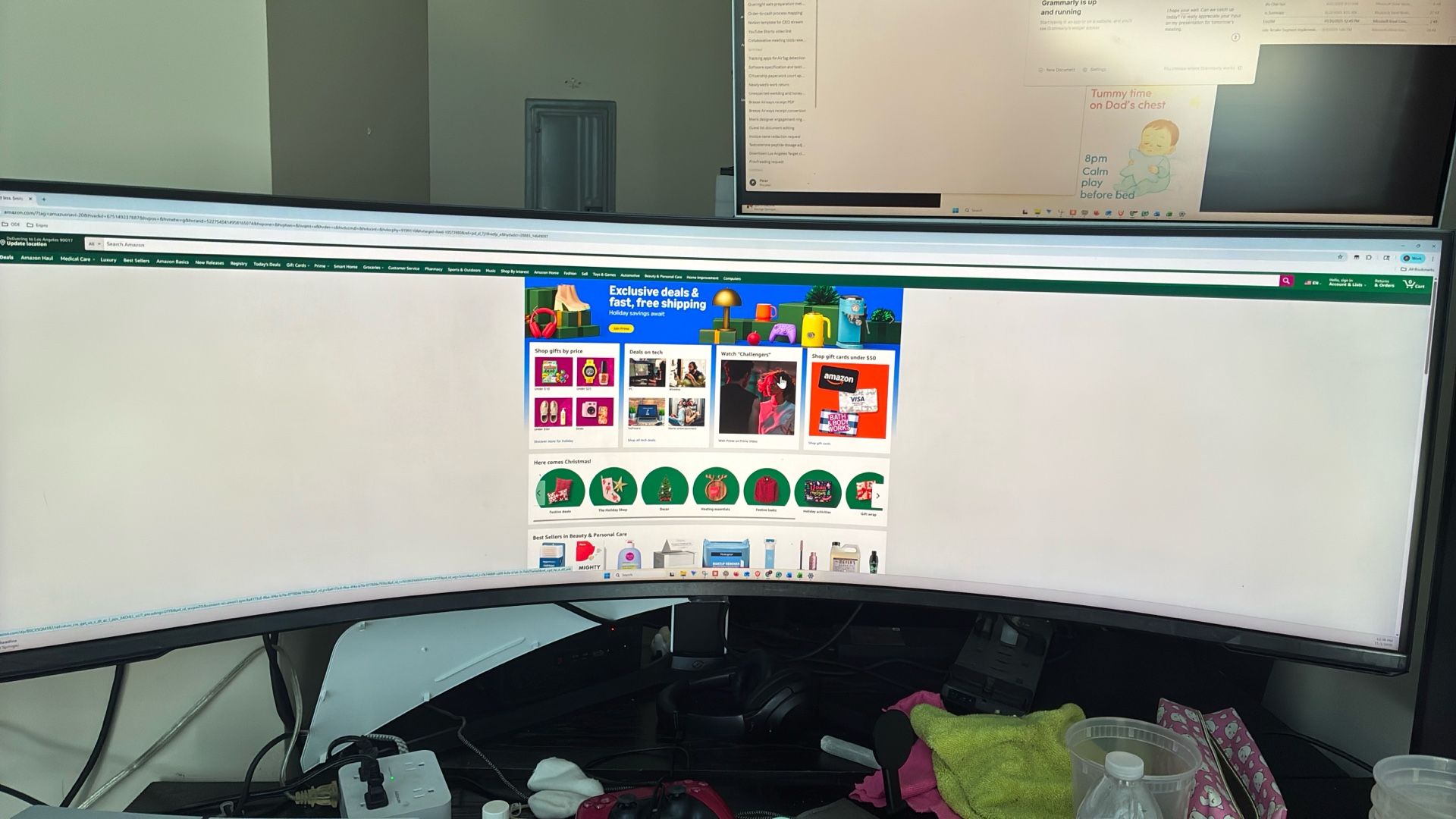 Samsung Odyssey 57 "  Super Ultra-Wide Curved Gaming Monitor
