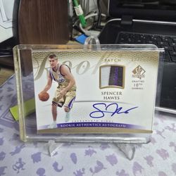 2007 Upper Deck Card Sp Parch SPENCER HAWES  Kookie 122/599