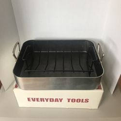 Basics Aluminum Nonstick Roasting Pan