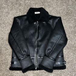 Suede Motorcycle Leather Jacket  