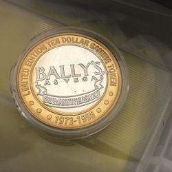 Ballys $10 Gaming Token