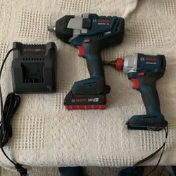 Bosch 1/2” Impact Drill And Regular Impact Drill