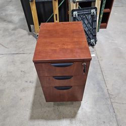 Laminate Brown Filing Cabinet 