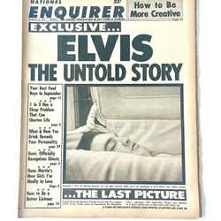 National Enquirer Magazine Elvis Presley Funeral The Untold Story Sept 6 1977