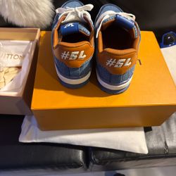 Louis Vuitton LV Trainer Denim Sneakers