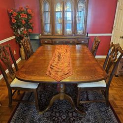 Dining Table And China Cabinet 