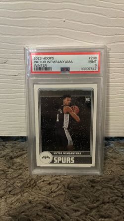 Victor Wembanyama 2023 winter basketball card