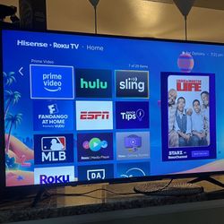 Hisense - 55" Class - LED - R7 Series - 2160p - Smart - 4K UHD TV with HDR - Roku TV 