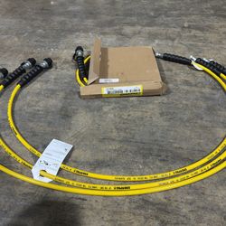  HC7206Q, 6 ft., Thermo-Plastic High Pressure Hydraulic Hose, .25 in. Internal Diameter